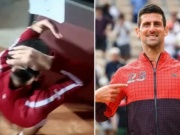 Thể thao - Djokovic bị trúng chai nước vào đầu, phải đưa ngay vào phòng y tế