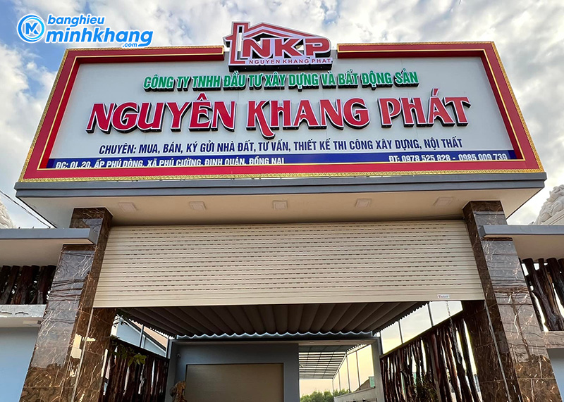 Thi công bảng hiệu công ty