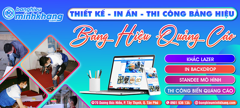 Đơn vị thi công bảng hiệu trọn gói