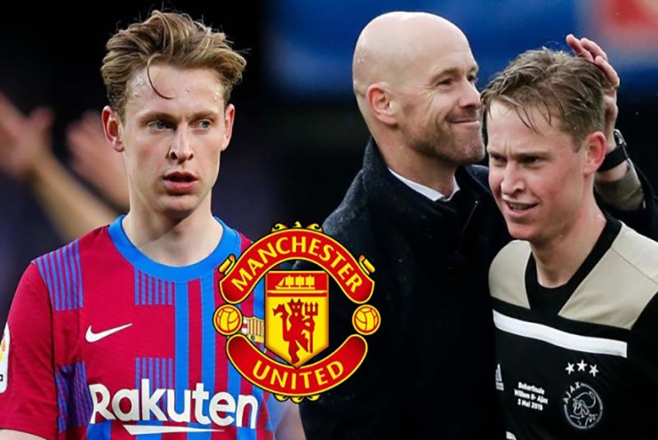 De Jong có thể tái hợp HLV Ten Hag ở MU?