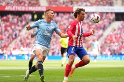 Video bóng đá Atletico Madrid - Celta Vigo: Siêu phẩm định đoạt, cầm chắc top 4 (La Liga)