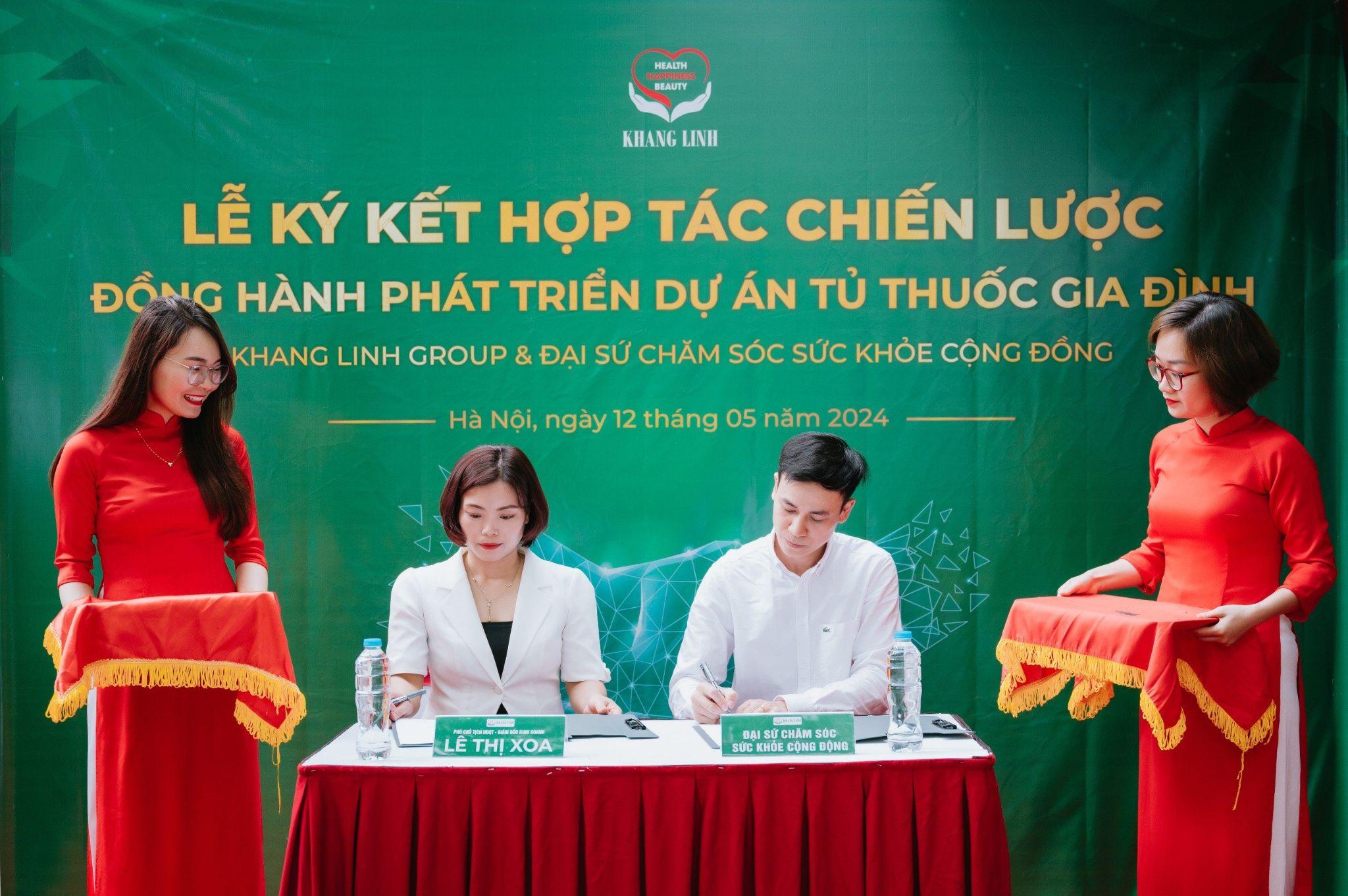 Khang Linh Group ký kết hợp tác chiến lược đồng hành phát triển dự án tủ thuốc gia đình