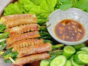 Ẩm thực - Khấu đuôi nướng nhồi hành nướng, món nhậu ngon miễn chê