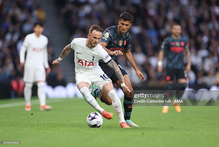 Trực tiếp bóng đá Tottenham - Man City: Tốc độ đẩy cao, thế trận căng thẳng (Ngoại hạng Anh)