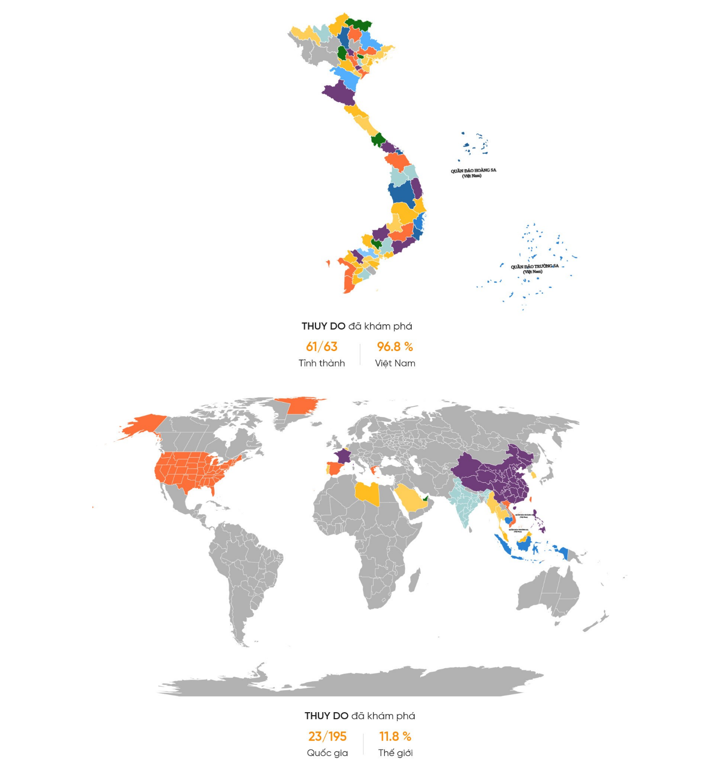My Travel Map tại gody.vn/ban-do/du-lich