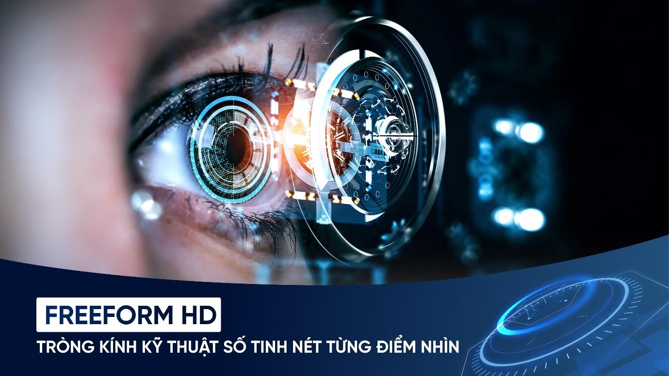Tròng kính kỹ thuật số Freeform HD đánh dấu kỷ nguyên mới cho ngành mắt kính