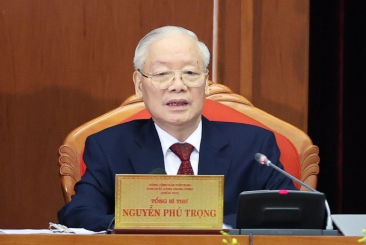 Tổng Bí thư Nguyễn Phú Trọng chủ trì Hội nghị Trung ương 9, khóa XIII