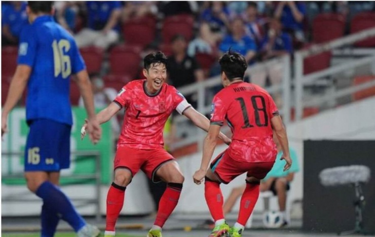 Thái Lan hòa Hàn Quốc 1-1 tại Seoul nhưng thua 0-3 tại Bangkok. Ảnh: Getty