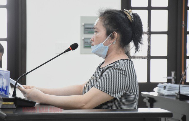 Bị cáo Nguyễn Xuân Thảo tại phiên toà