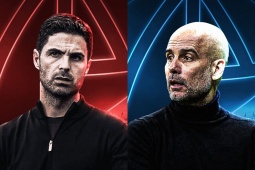 Bóng đá - Họp báo Arsenal - Man City đua vô địch: Pep thận trọng, Arteta nhờ cậy David Moyes