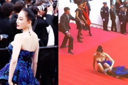 'Sao' Hoa ngữ "muối mặt" vì bị đuổi khỏi thảm đỏ Cannes