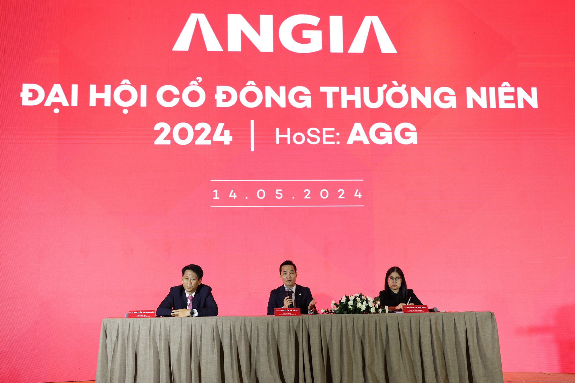 Lãnh đạo An Gia tại ĐHĐCĐ thường niên năm 2024