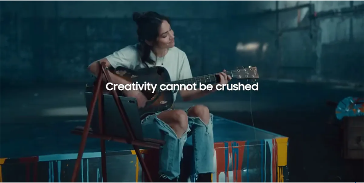 Hình ảnh trong video quảng cáo.