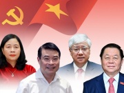 Tin tức trong ngày - Tiểu sử 4 tân Ủy viên Bộ Chính trị
