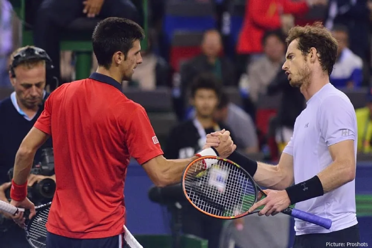 Djokovic (bên trái) và Murray (bên phải) có thể chạm trán nhau tại vòng 2 Geneva Open 2024