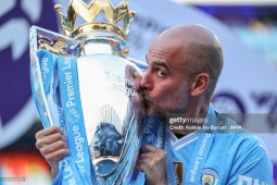 Pep Guardiola gây sốc ngay sau khi vô địch: Xác định thời điểm rời Man City