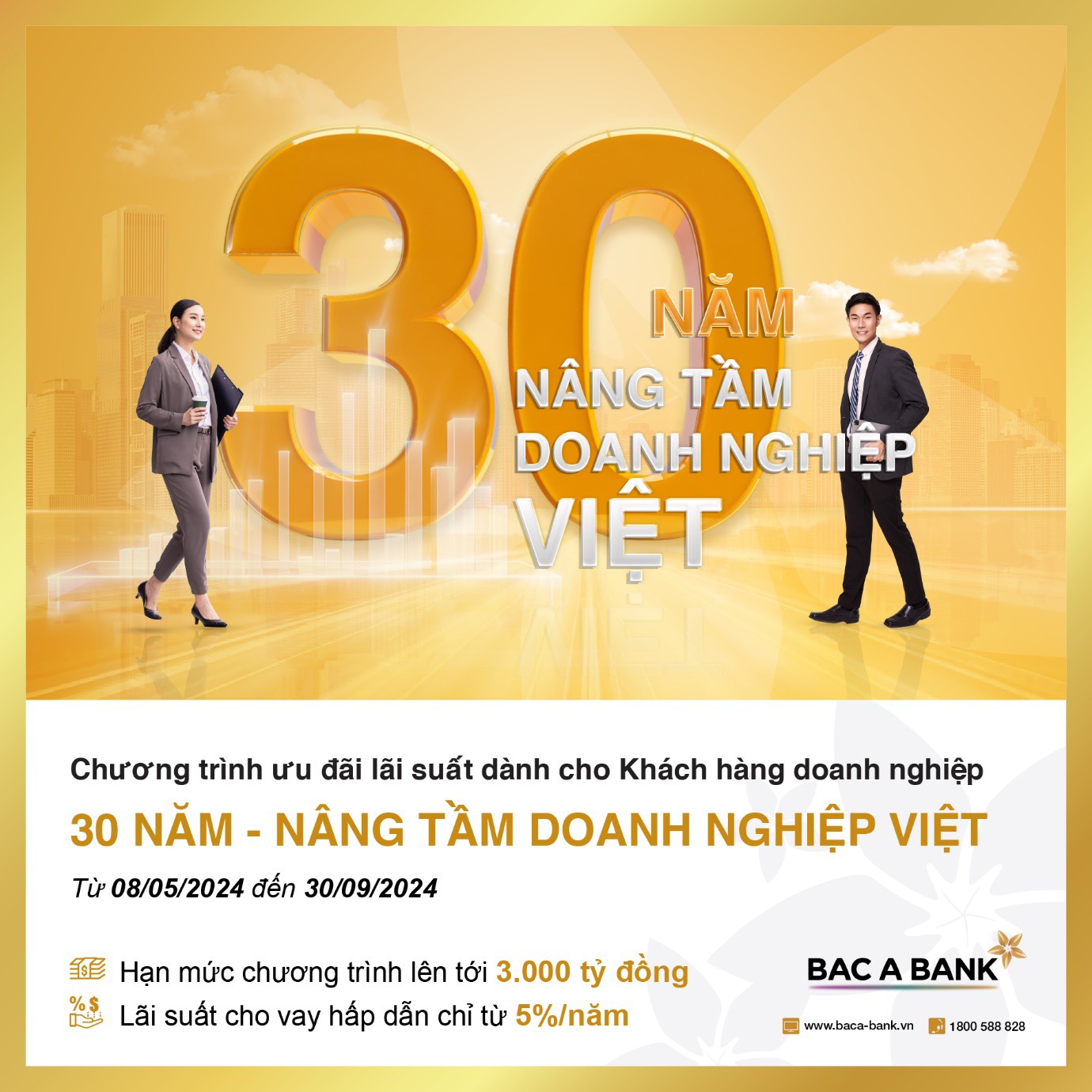 BAC A BANK ưu tiên lãi suất cho khách hàng doanh nghiệp hướng tới phát triển bền vững - 1