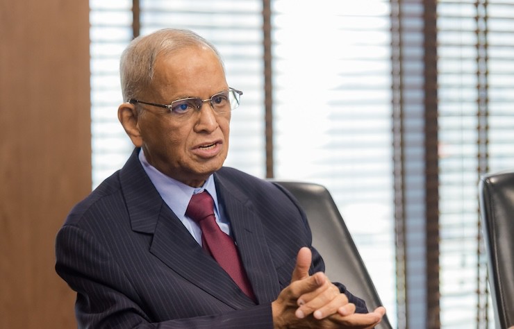 Ông Narayana Murthy tại Việt Nam chiều 20/5.
