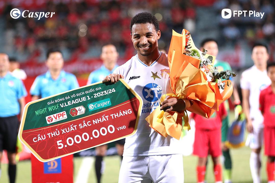 Hải Phòng FC nhận 2 giải V.League tháng 4 từ VPF và Casper Việt Nam