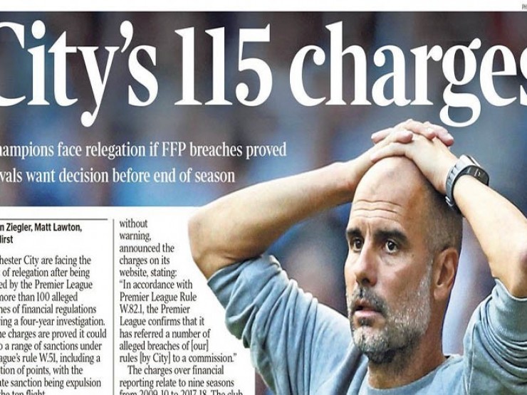 Man City ẵm cúp lo “bóng ma” 115 cáo buộc Công bằng tài chính, bao giờ xử án?