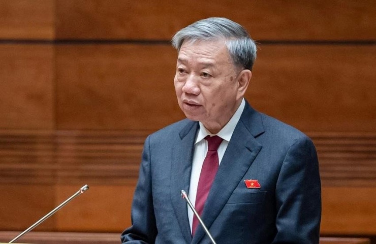 Quốc hội sẽ miễn nhiệm chức vụ Bộ trưởng Bộ Công an đối với ông Tô Lâm vào chiều nay (21-5). Ảnh: quochoi.vn