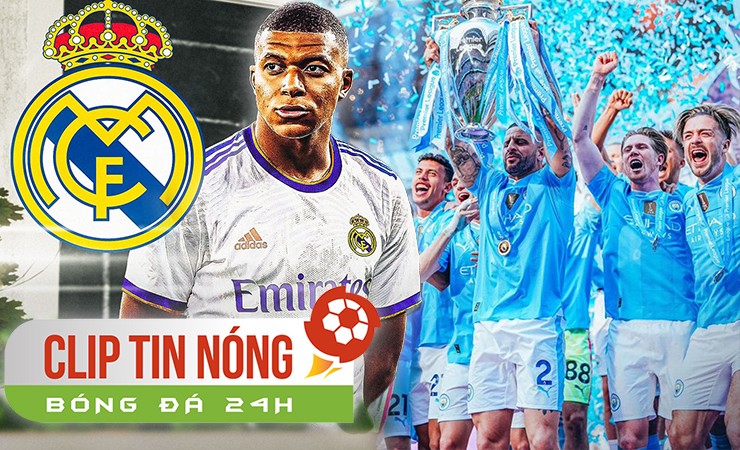 "Sao xịt" Man City đá 4 trận vẫn nhận huy chương, mẹ Mbappe ẩn ý nói về Real Madrid (Clip tin nóng Bóng đá 24H) - 1