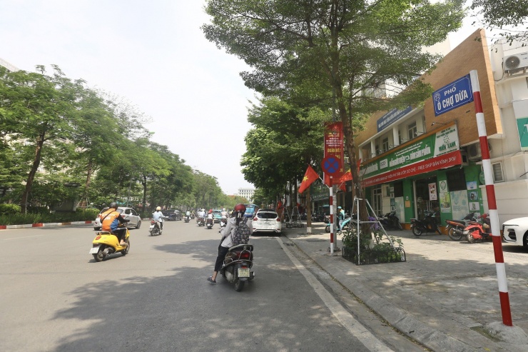 Nối thẳng tuyến đường Kim Liên - Xã Đàn là phố Ô Chợ Dừa cũng là một trong những 