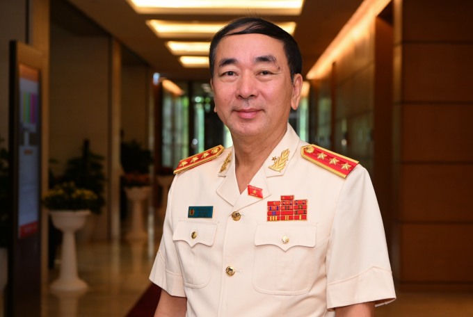 Thượng tướng Trần Quốc Tỏ, Thứ trưởng Bộ Công an. Ảnh: Giang Huy