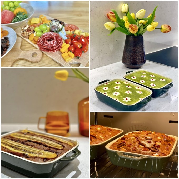 Cô cũng rất đam mê làm bánh