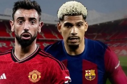 Bóng đá - MU tính đem Fernandes và Antony đổi lấy Araujo của Barcelona