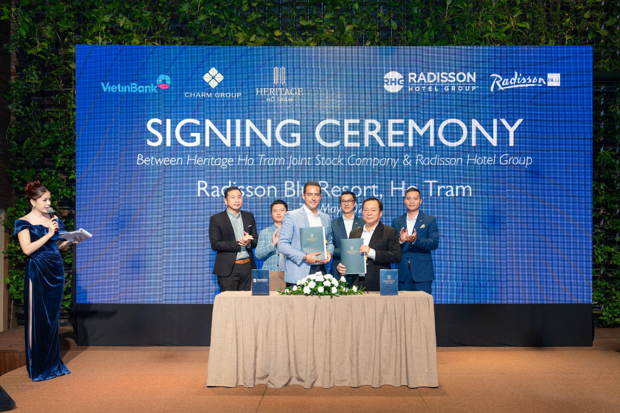 Radisson Hotel Group ký kết hợp tác chiến lược, là đơn vị quản lý, vận hành dự án dưới thương hiệu Radisson Blu