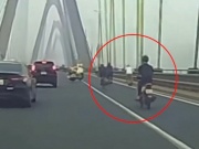 Xe máy - Xe đạp - Clip: Thanh niên đi xe máy bất ngờ lao thẳng vào người đi xe đạp