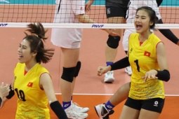 Thể thao - Trực tiếp bóng chuyền ĐT nữ Việt Nam - Indonesia: Chiến thắng chóng vánh ở set 4 (AVC Challenge Cup)