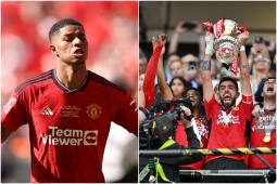 Bóng đá - Rashford bật khóc khi MU lên ngôi FA Cup, Fernandes ăn mừng cực &quot;sung&quot;