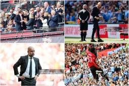 Bóng đá - &quot;50 sắc thái&quot; chung kết FA Cup: Sir Alex vỡ òa ăn mừng cùng tỷ phú Anh, Guardiola bất lực