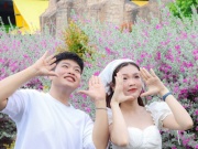 Du lịch - Giới trẻ TP.HCM đua nhau check-in vườn hoa tuyết sơn phi hồng tuyệt đẹp