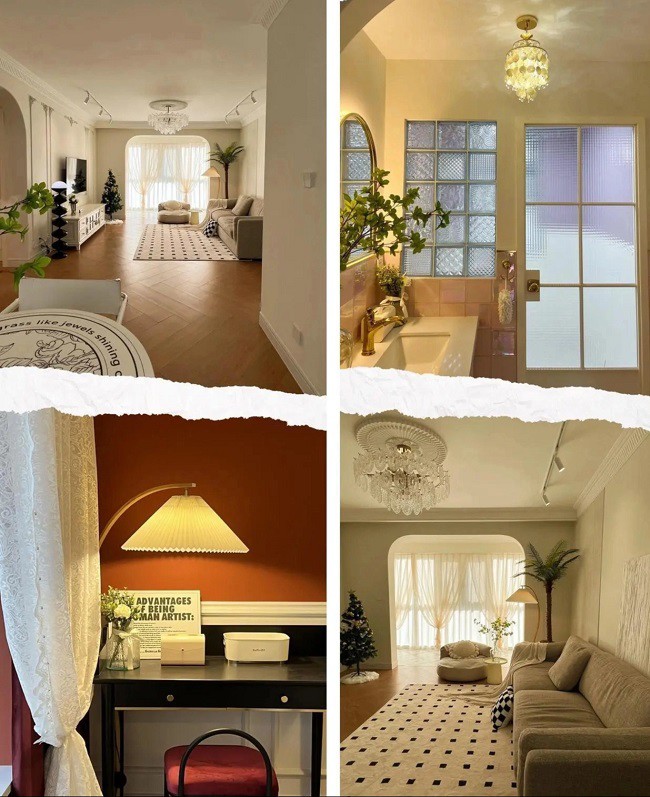 Bà mẹ trẻ&nbsp;Dabao đến từ Hà Nam, Trung Quốc sau nhiều năm bươn chải ở thành phố lớn, đã trở về quê hương và mua 1 căn nhà rộng 100m2 ở 1 thị trấn nhỏ bình yên.
