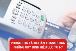 Tin tức trong ngày - Từ 1-7, tài khoản thanh toán có thể bị phong tỏa khi nào?
