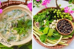 Ẩm thực - Bát canh bồng khoai nấu ốc ngọt mát khiến nhiều người nhớ quê da diết