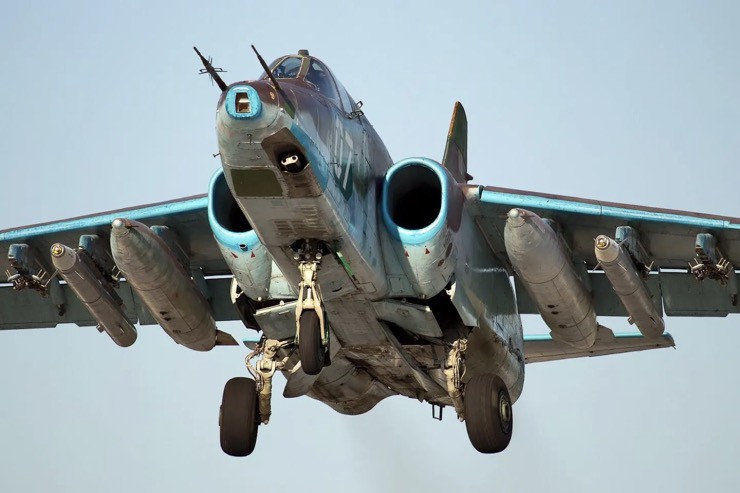 Cường kích Su-25 của không quân Nga.