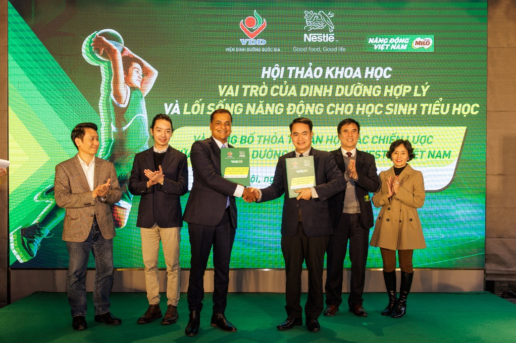 Nestlé MILO chung tay cùng các cơ quan, ban ngành nâng cao sự bền bỉ cho trẻ em Việt Nam.