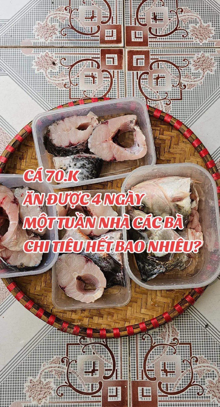 Đi chợ 1 tuần cho gia đình 4 người hết có 264 nghìn đồng, người mẹ trẻ ở Thái Bình gây chú ý với khả năng chi tiêu đỉnh cao - 5