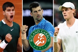 Thể thao - Lịch thi đấu tennis đơn nam giải Roland Garros 2024 mới nhất: Alcaraz đấu De Jong