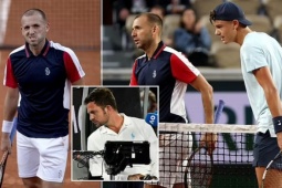 Thể thao - Evans cãi tay đôi với trọng tài, bị thua "3 set như 1" ở Roland Garros