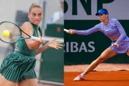 2 mỹ nhân "nửa kín nửa hở" đẹp tinh tế ở Roland Garros 2024