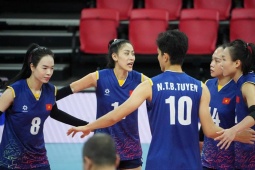 Thể thao - Trực tiếp bóng chuyền nữ Việt Nam - Kazakhstan: Ngược dòng set 3, ngôi hậu về tay (AVC Challenge Cup) (Kết thúc)