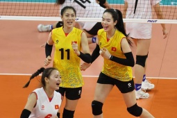 Thể thao - Kết quả bóng chuyền nữ ĐT Việt Nam - Kazakhstan: Lên ngôi đầy thuyết phục (Chung kết AVC Challenge Cup)