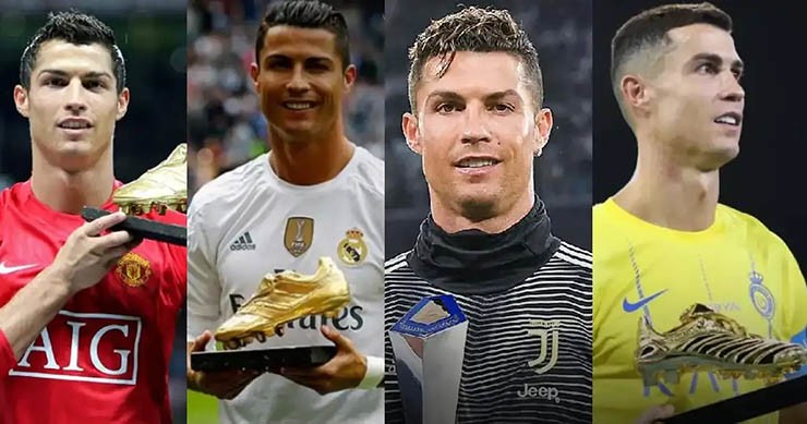 Ronaldo ẵm danh hiệu Vua phá lưới ở 4 quốc gia mình từng chơi bóng