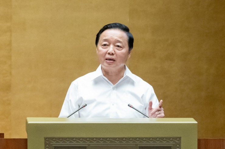 Phó Thủ tướng Trần Hồng Hà đã có giải trình trước Quốc hội chiều 29-5. Ảnh: PHẠM THẮNG