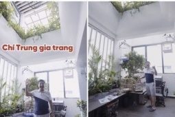 Gia trang ngập tràn cây xanh và chim cảnh của nghệ sĩ Chí Trung